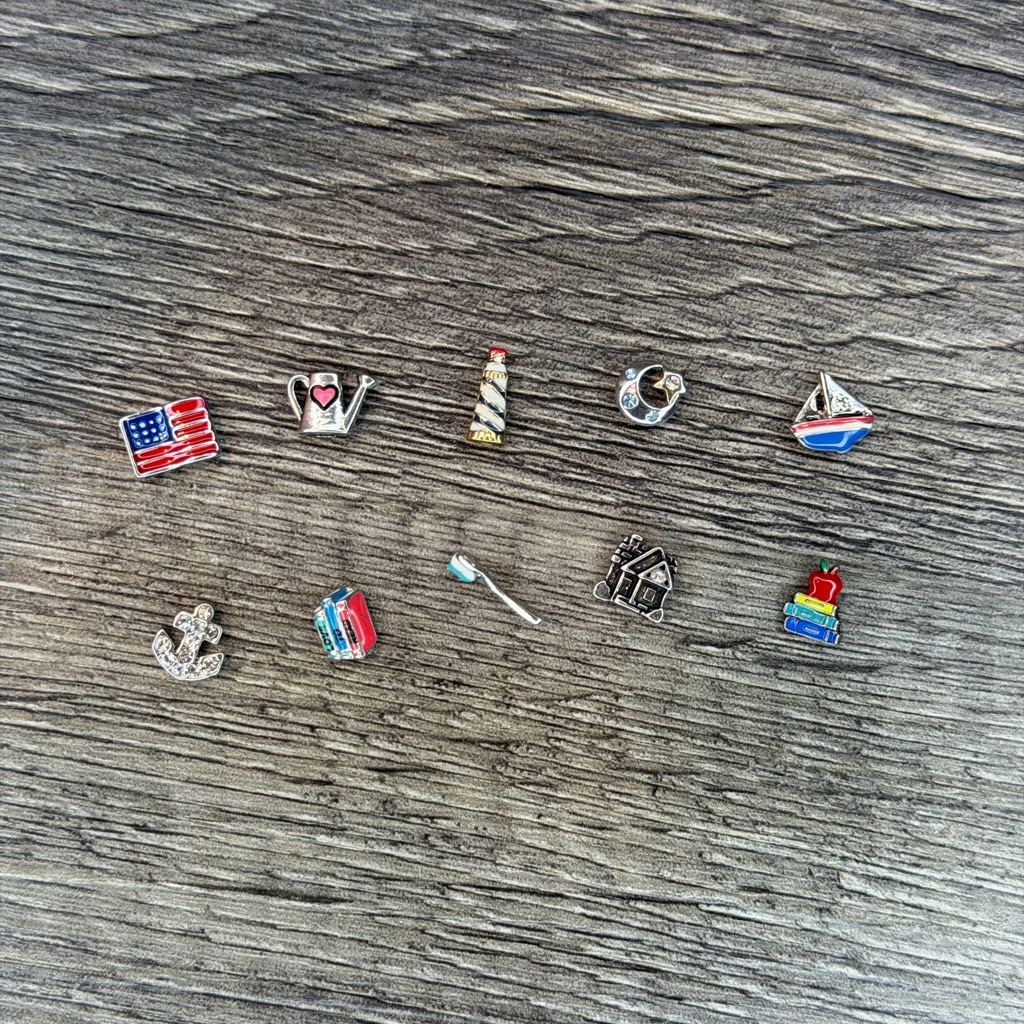 Origami Owl Set Of 10 Charms